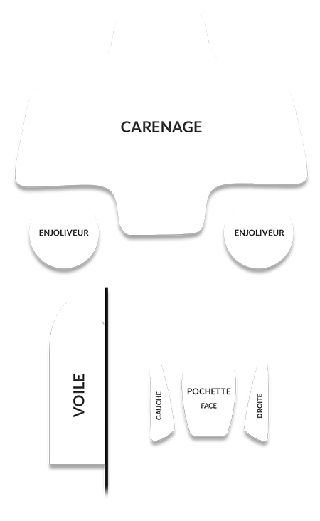 Communication visuelle sur SEGWAY - Street marketing - ATLANTIC GYROPODE - Neutre